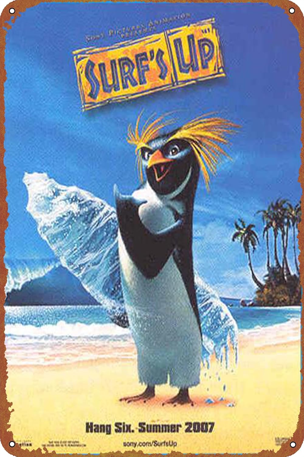 Kitchen Up - 1p,Surfs Up Movie Poster Metal Signs