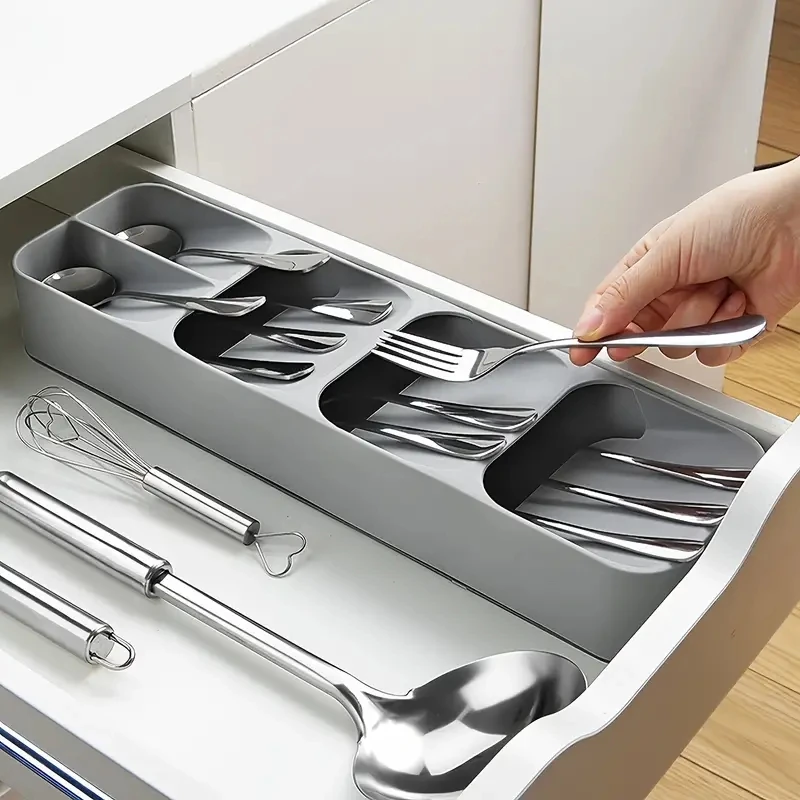 Kitchen Baking Tins - Multi-purpose Cutlery Storage Tray Cutlery Fork