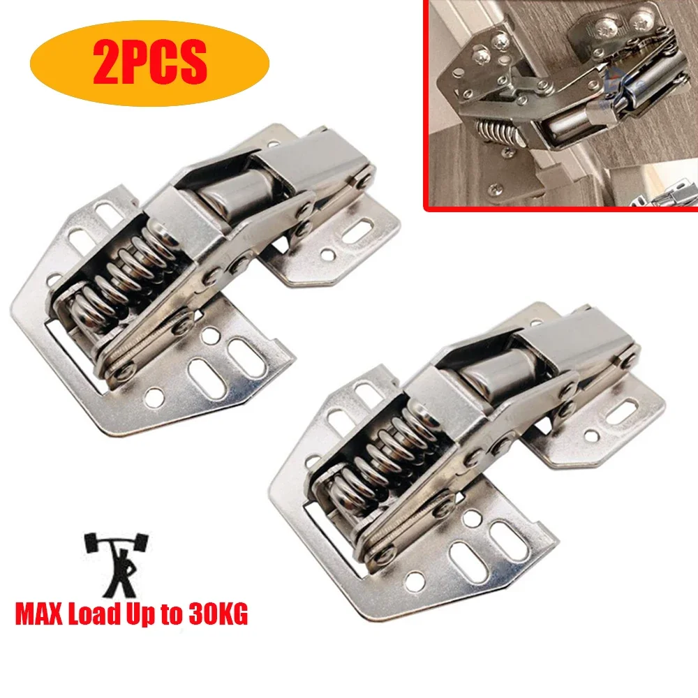 Kitchen Up - 2Pcs RV Cabinet Hinges Overhead Swing