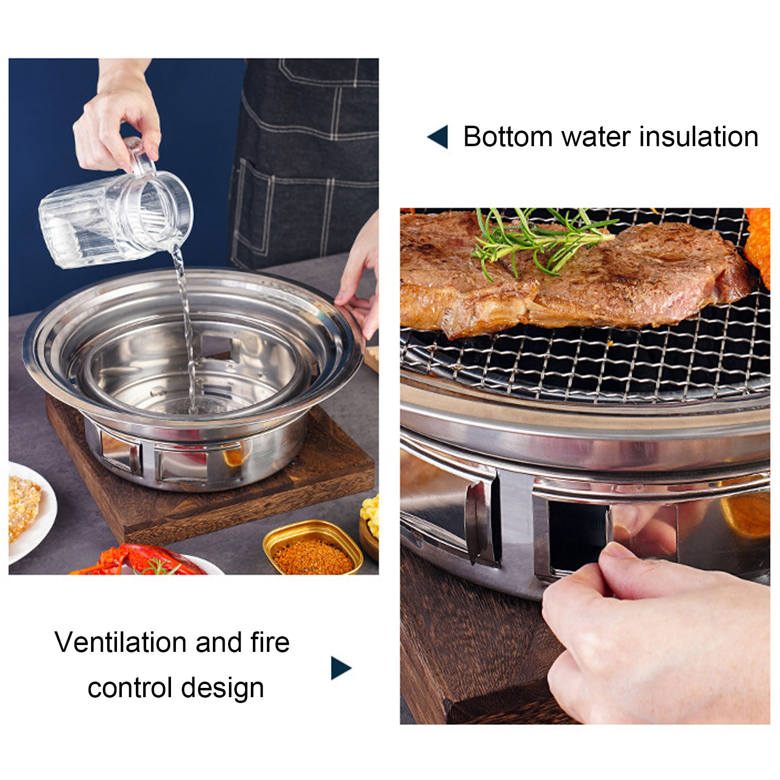 Thai Barbecue Grill Pan Thai B - đánh giá và giá Kitchen Baking Tray Organiser