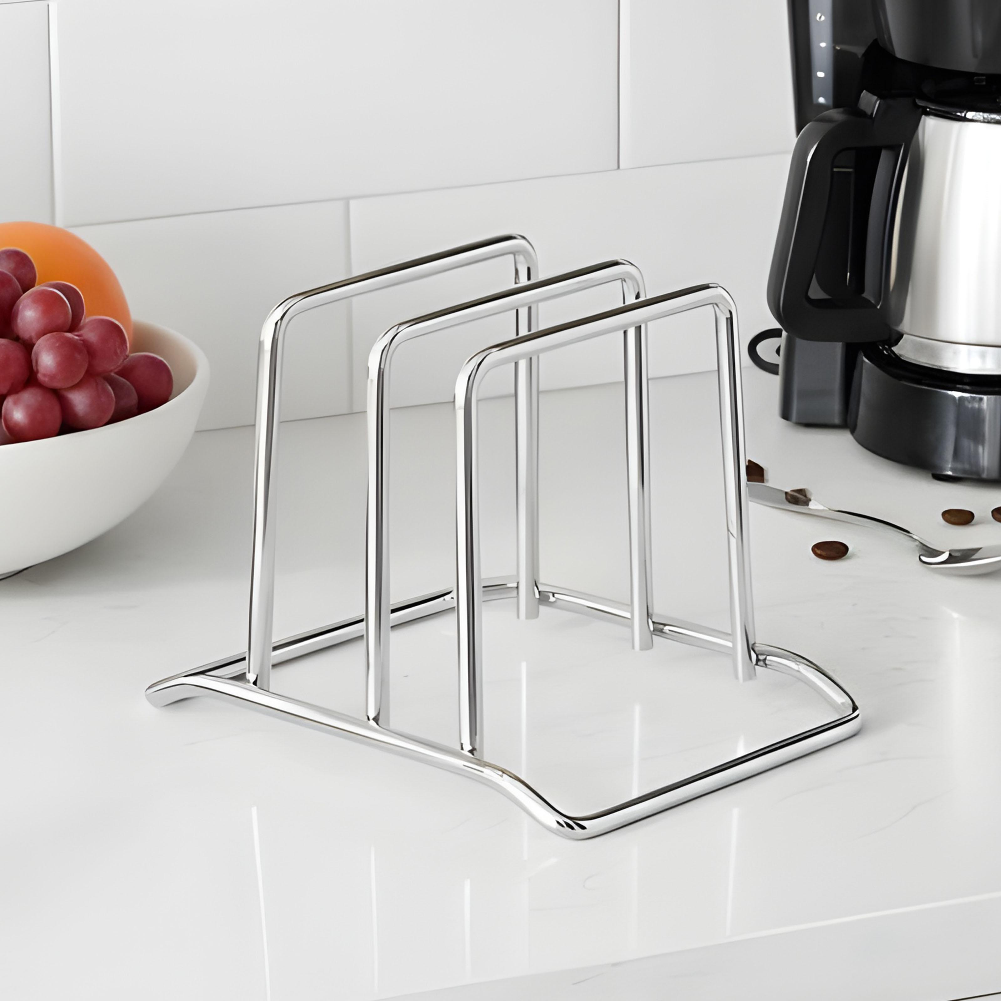 Cutting Board Holder Stainless - đánh giá và giá Kitchen Baking Sheet Organizer
