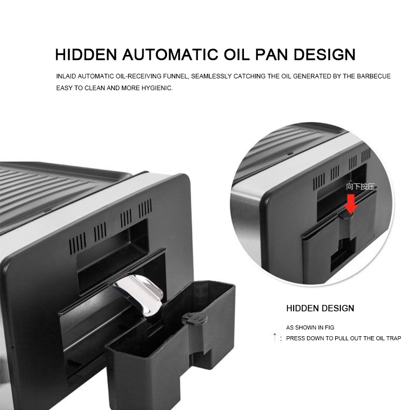 Electric BBQ Grill Machine Gri - đánh giá và giá Kitchen Baking Tray Organiser