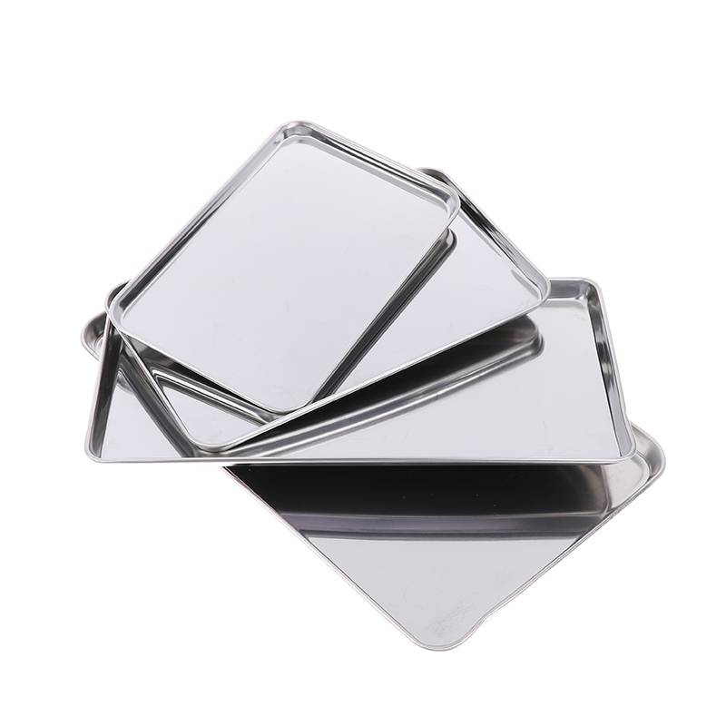 1pc Stainless Steel Tray Recta - đánh giá và giá Kitchen Baking Tray Organiser