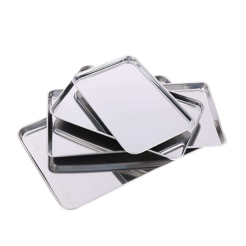 1pc Stainless Steel Tray Recta - đánh giá và giá Kitchen Baking Tray Organiser