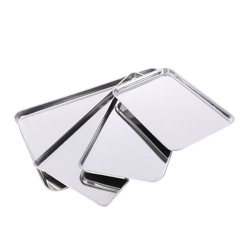 1pc Stainless Steel Tray Recta - đánh giá và giá Kitchen Baking Tray Organiser