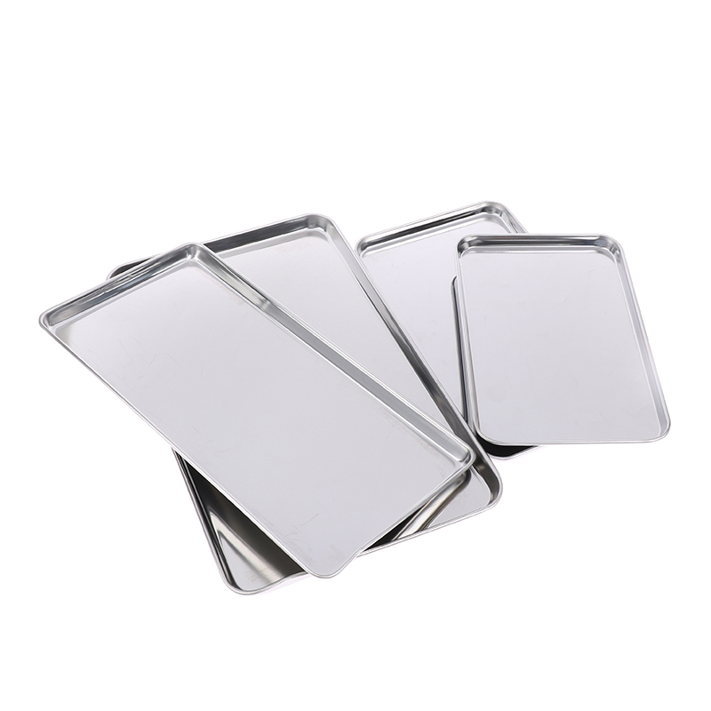 1pc Stainless Steel Tray Recta - đánh giá và giá Kitchen Baking Tray Organiser