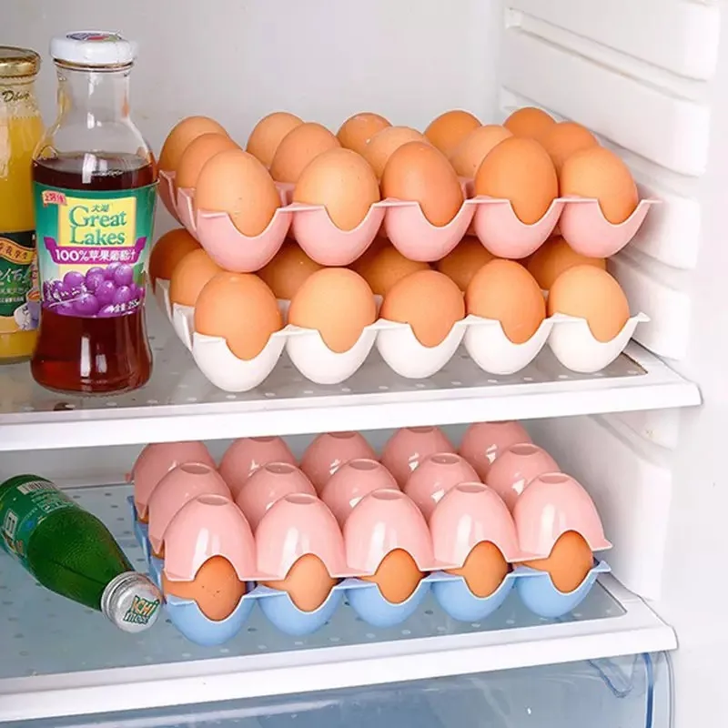 15 Grids Stackable Eggs Storag - đánh giá và giá Kitchen Baking Tins