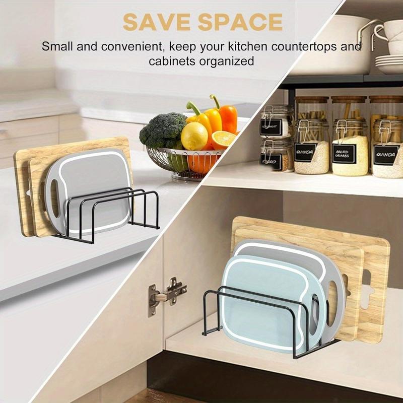1Pc Cutting Board Organizer Ki - đánh giá và giá Kitchen Baking Sheet Organizer