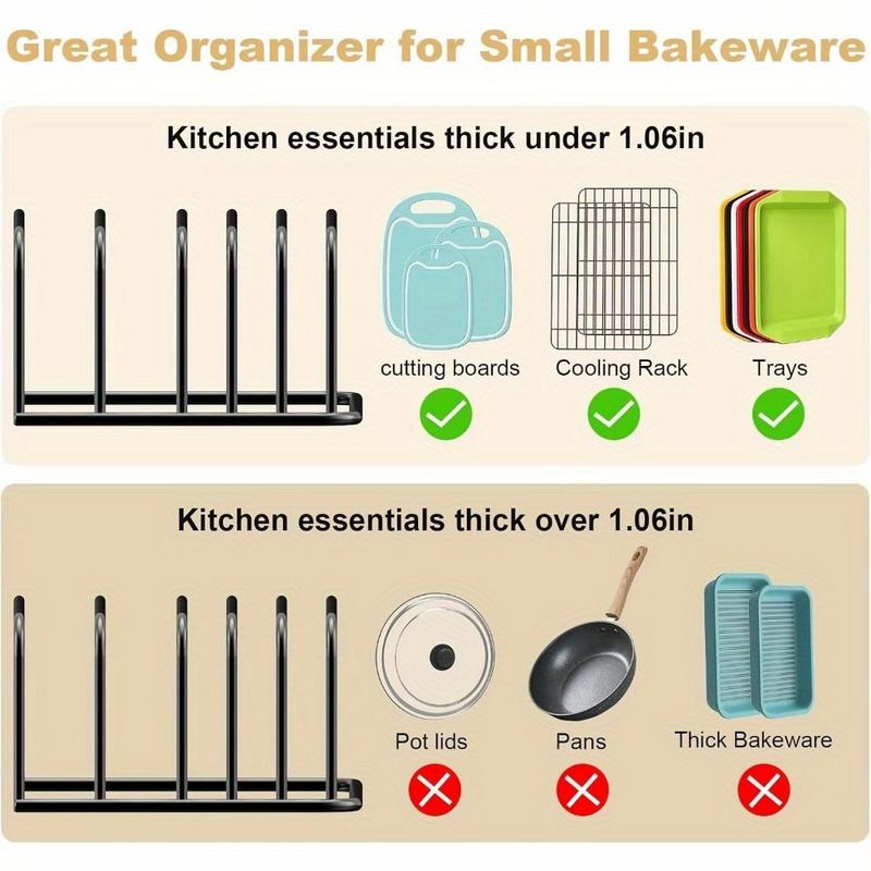 1Pc Cutting Board Organizer Ki - đánh giá và giá Kitchen Baking Sheet Organizer