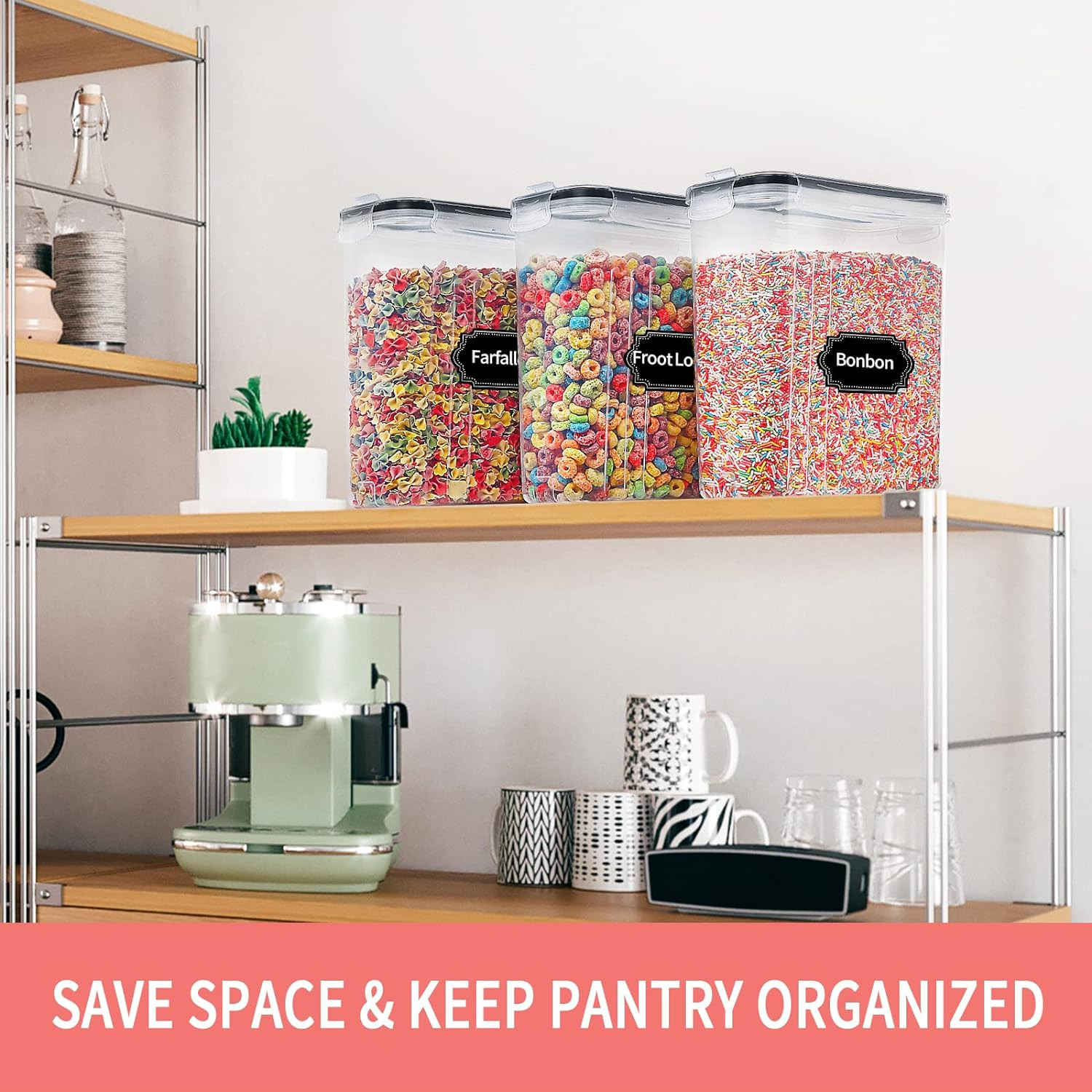 2.5L Cereal Storage Containers - đánh giá và giá Kitchen Baking Tins