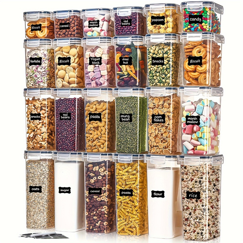24Pcs Food Storage Containers  - đánh giá và giá Kitchen Baking Tins