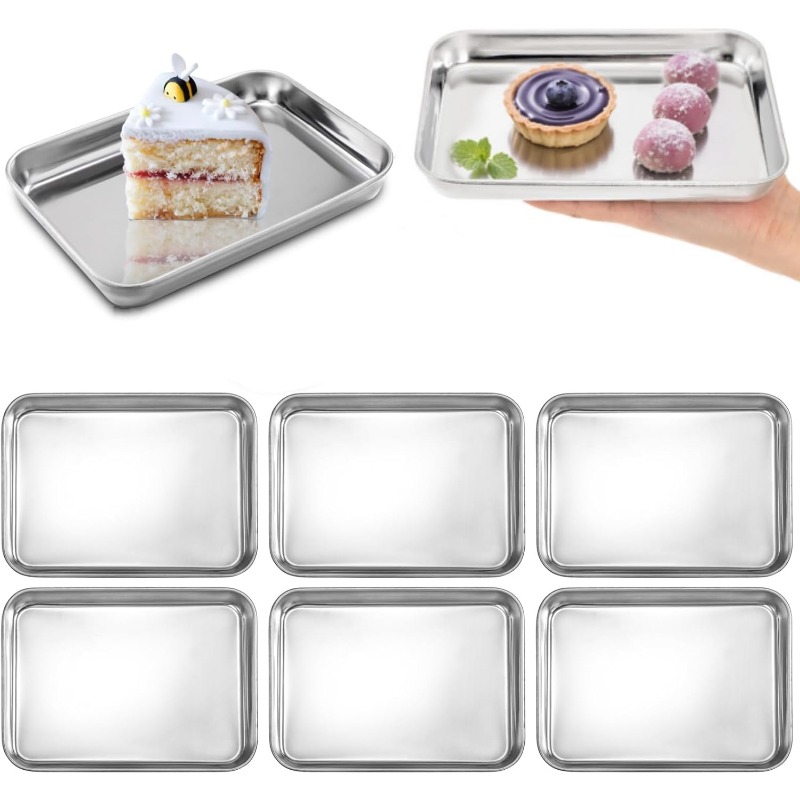 Metal Food Tray Plate Portable - đánh giá và giá Kitchen Baking Sheet Organizer