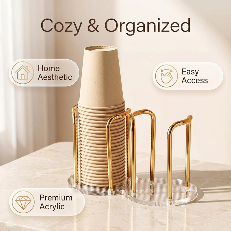 Two Slots Cup Dispenser Holder - đánh giá và giá Kitchen Up