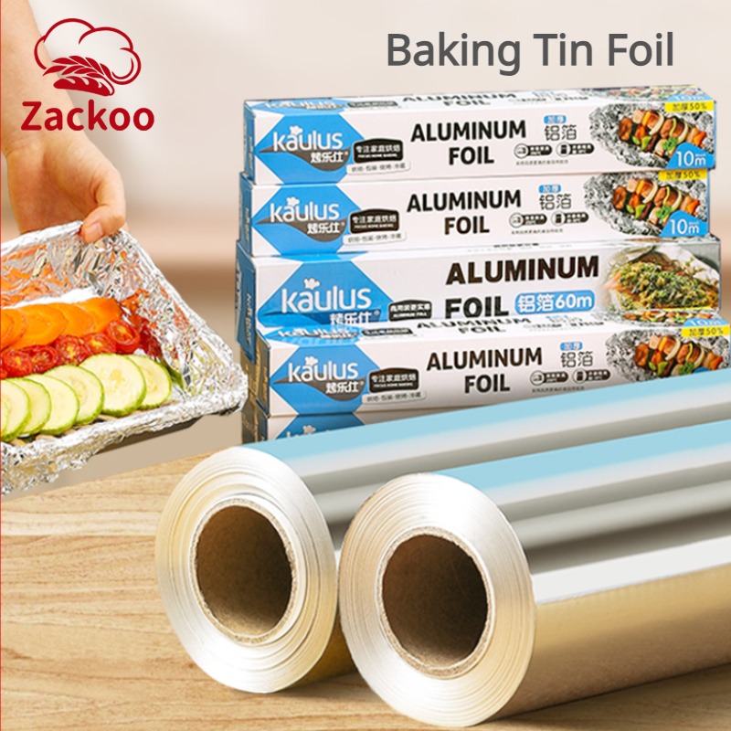 Zackoo 10/20/40M Aluminium Foi - đánh giá và giá Kitchen Baking Tins