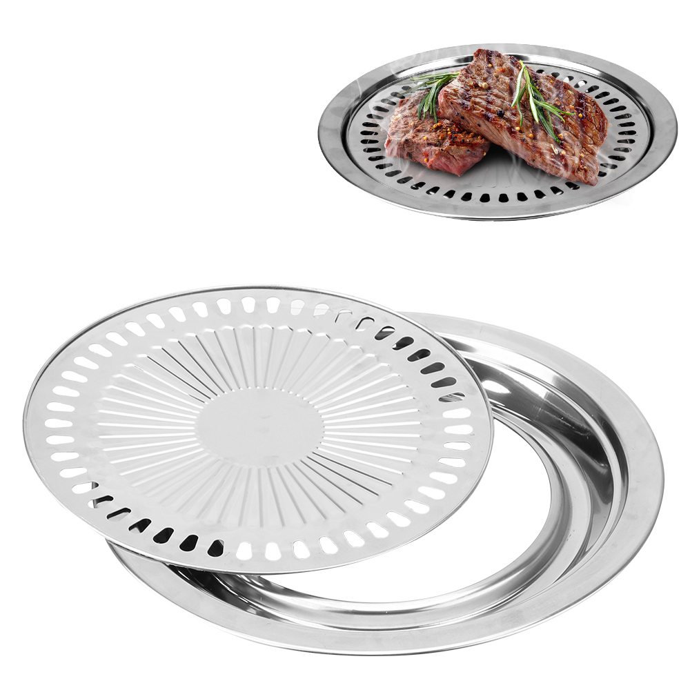 Smokeless Barbecue Grill Pan N - đánh giá và giá Kitchen Baking Tray Organiser