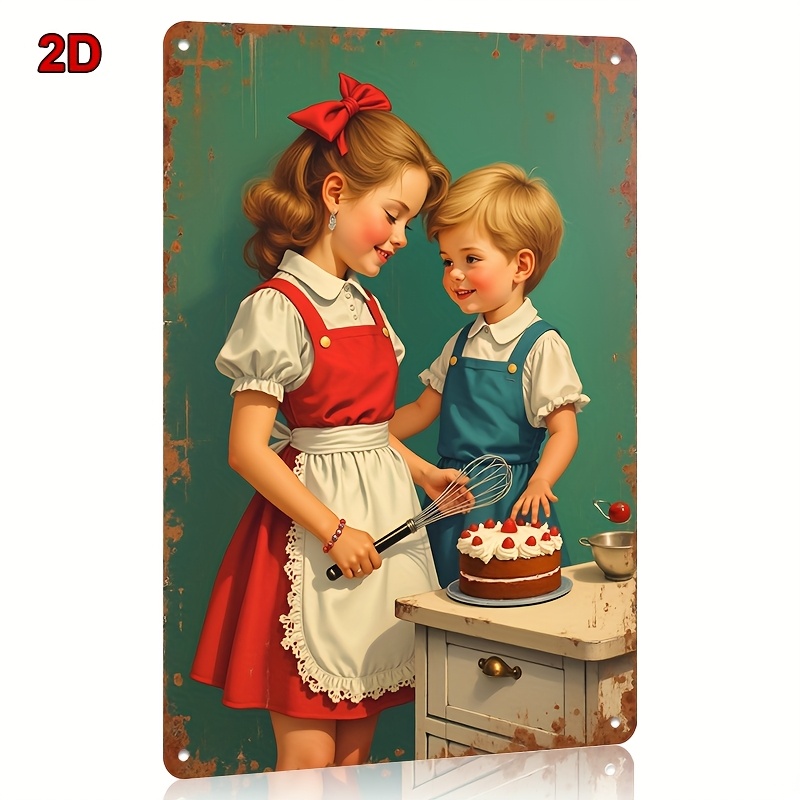 8x12Inch Metal Tin Sign Siblin - đánh giá và giá Kitchen Baking Wall Art