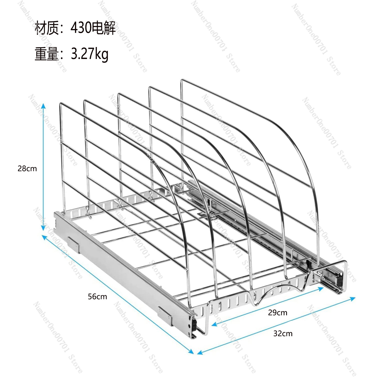 Slide-Out Kitchen Cabinet Orga - đánh giá và giá Kitchen Baking Sheet Organizer