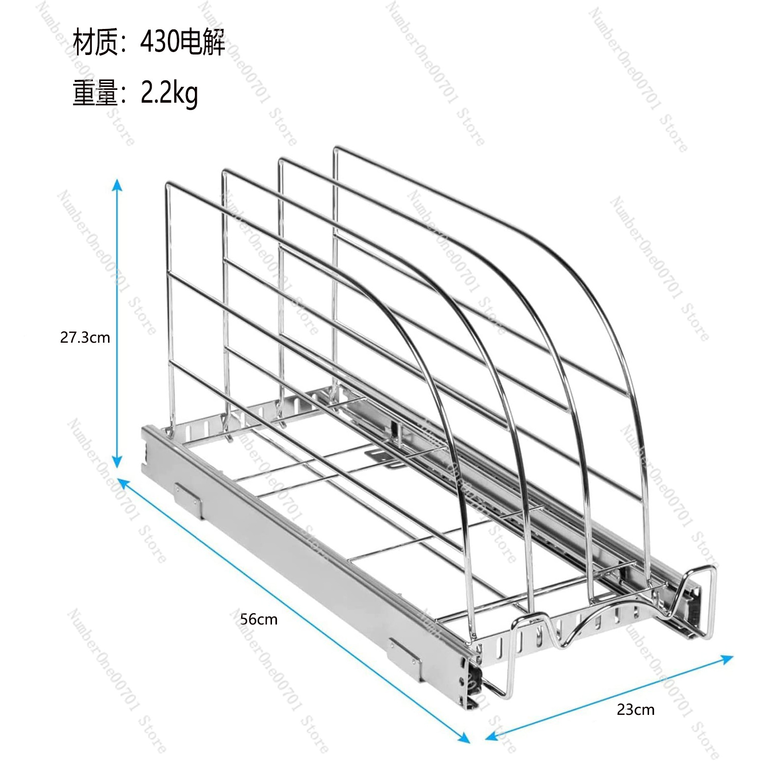 Slide-Out Kitchen Cabinet Orga - đánh giá và giá Kitchen Baking Sheet Organizer