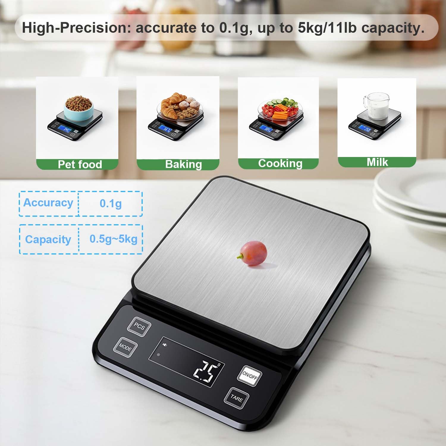 2026 New Waterproof Digital Ki - đánh giá và giá Kitchen Scale Precise