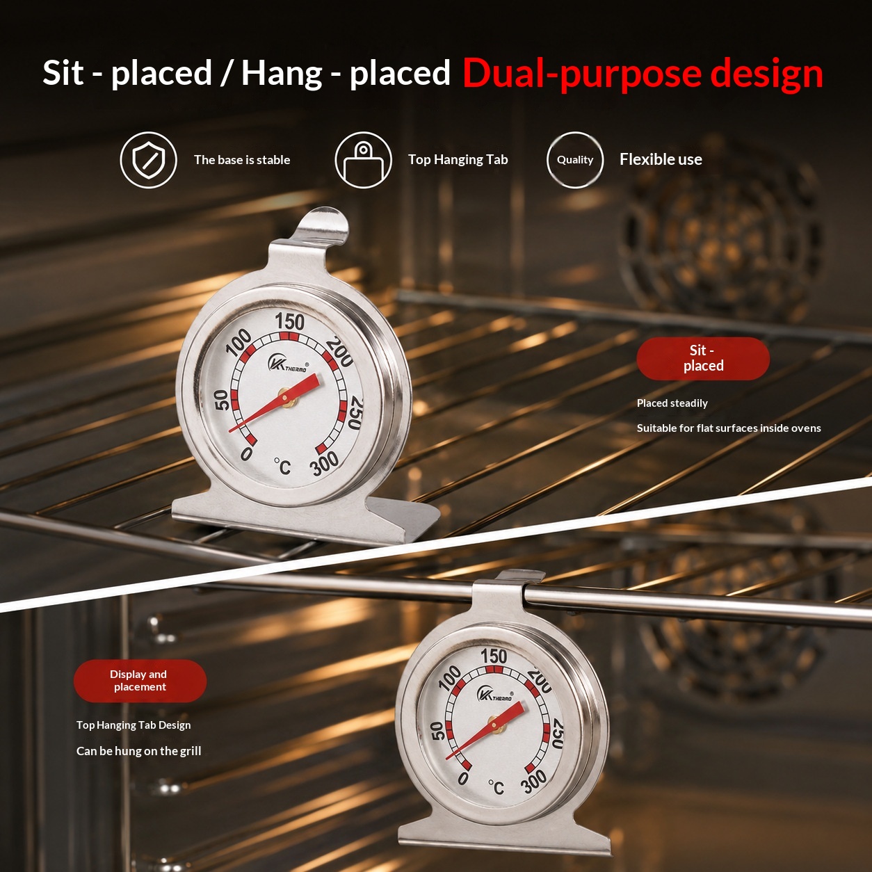 Kitchen Oven Thermometer Food  - đánh giá và giá Kitchen Up