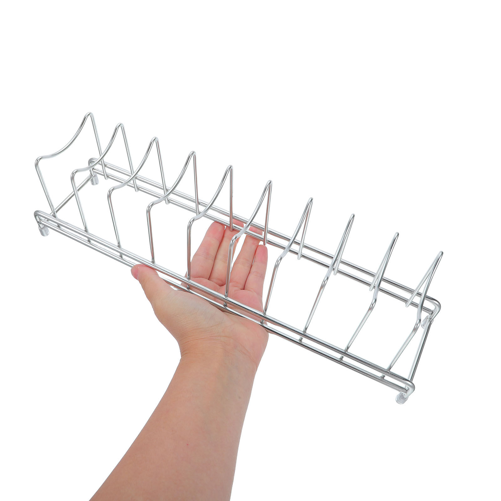 Stainless Pot Lid Organizer 9  - đánh giá và giá Kitchen Baking Sheet Organizer