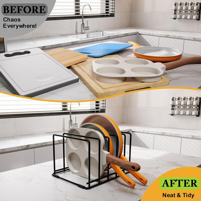 Anti-slip Feet Organizer Bakin - đánh giá và giá Kitchen Baking Tray Organiser