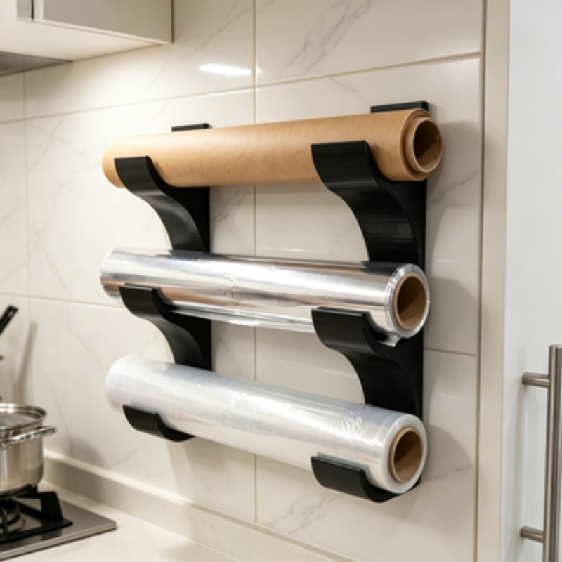 Three Layer Wall Mount Plastic - đánh giá và giá Kitchen Baking Sheet Organizer