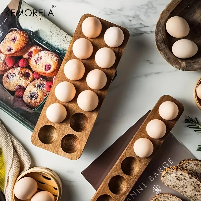 KEMORELA 1PCS Modern Wooden Eg - đánh giá và giá Kitchen Baking Tray Organiser