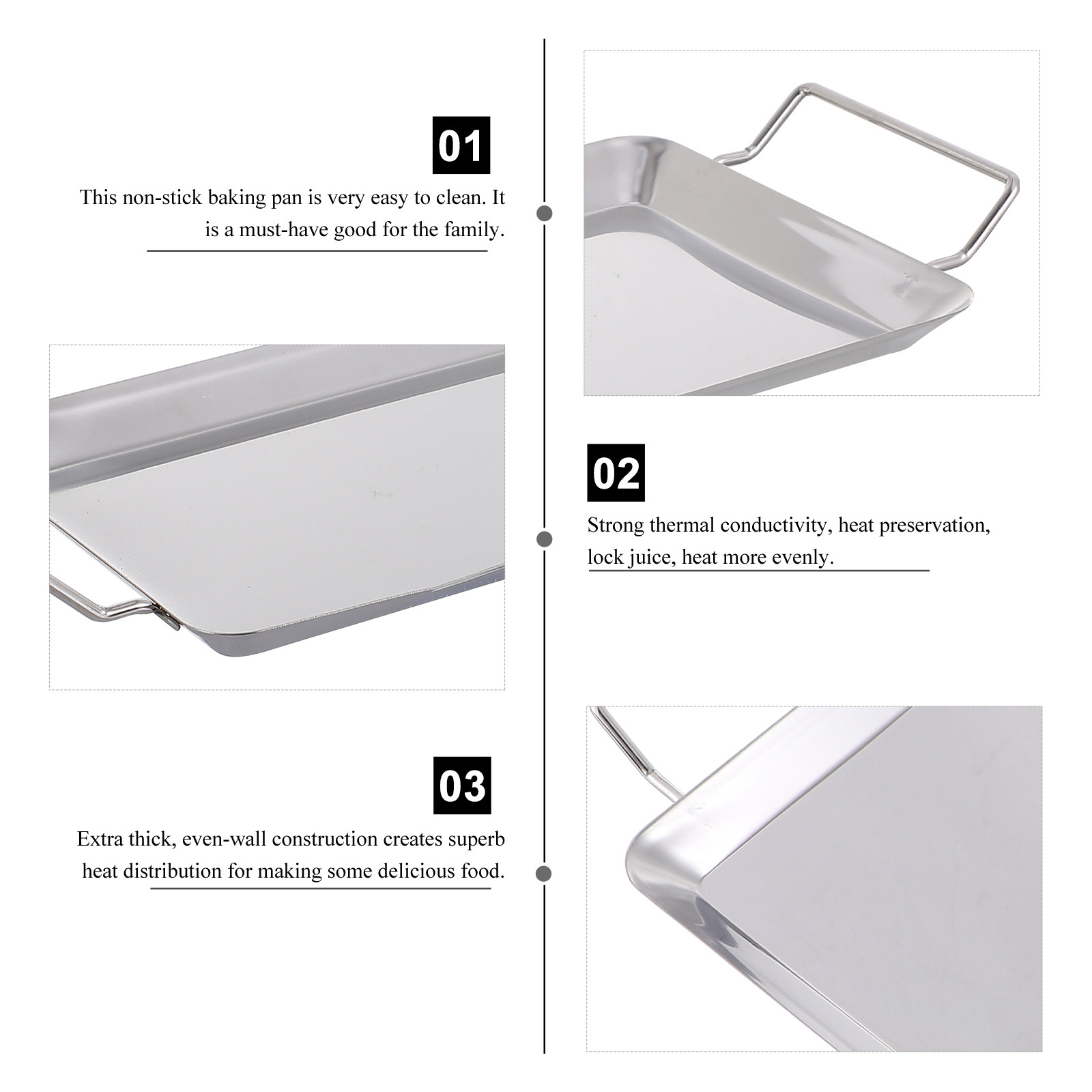 1Pcs Premium Stainless Steel G - đánh giá và giá Kitchen Baking Tray Organiser