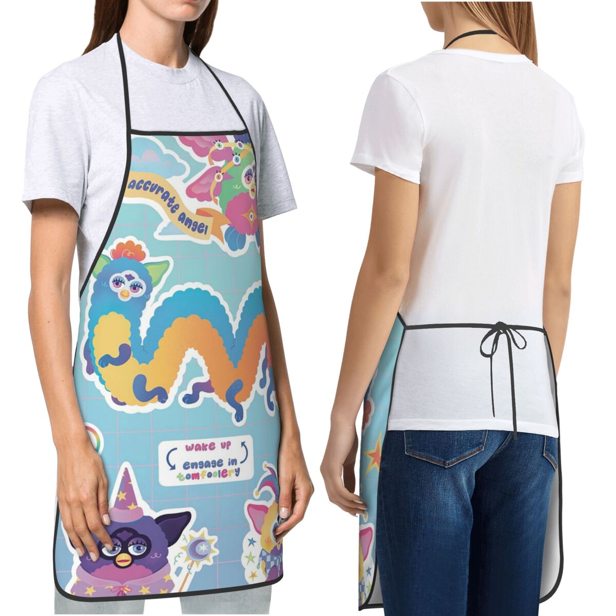Nightmare Furby Cartoon Aprons - đánh giá và giá Kitchen Nightmares Baking