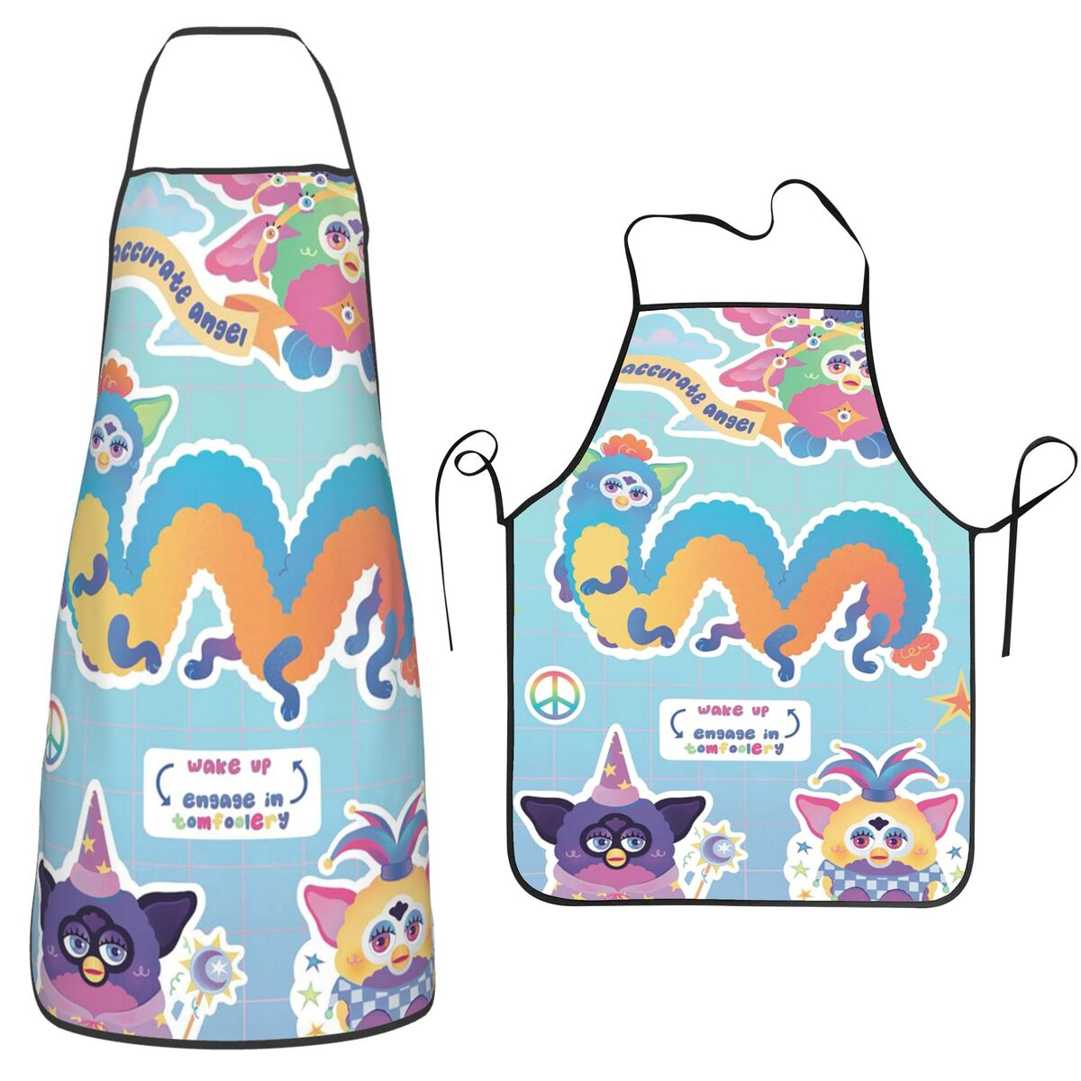 Nightmare Furby Cartoon Aprons - đánh giá và giá Kitchen Nightmares Baking