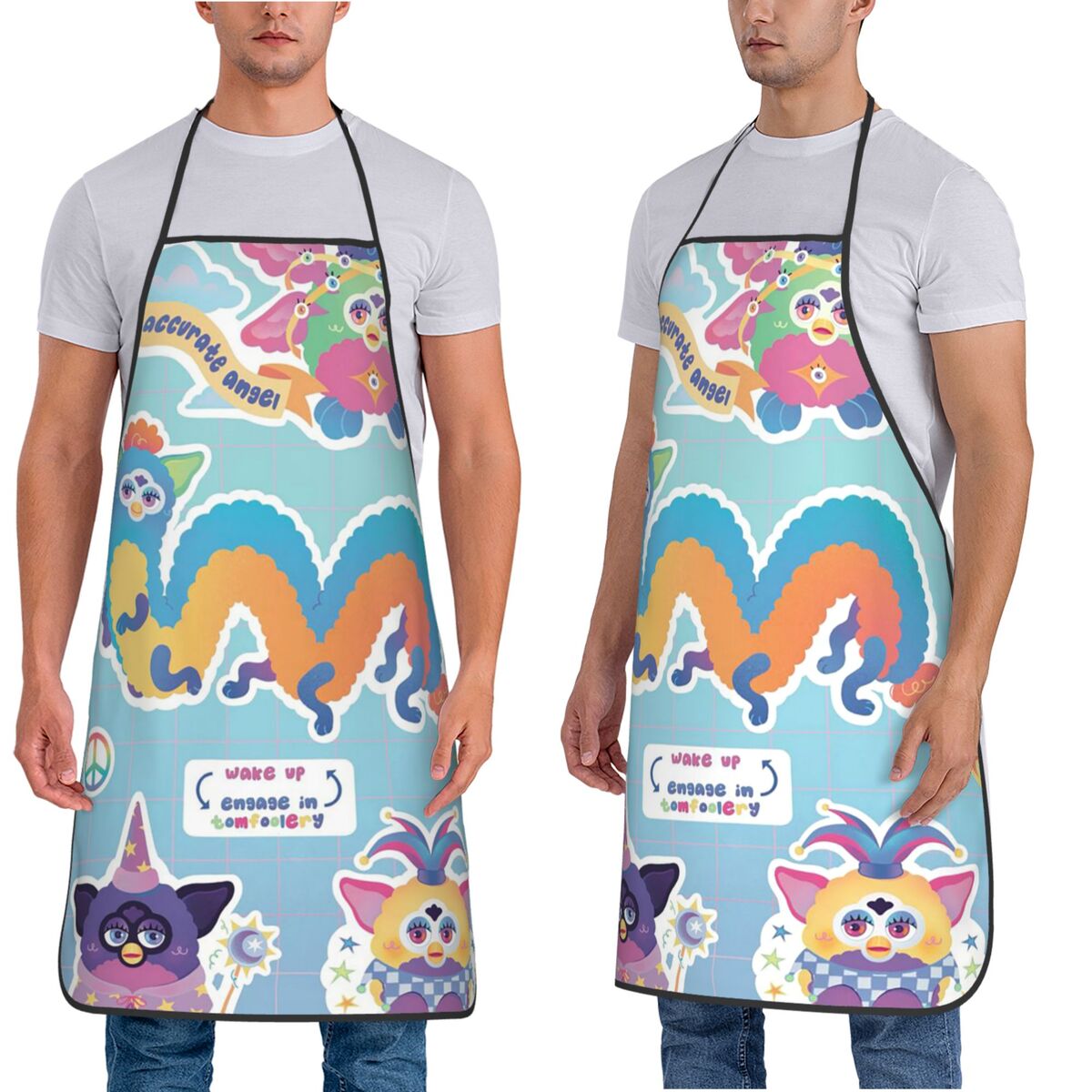 Nightmare Furby Cartoon Aprons - đánh giá và giá Kitchen Nightmares Baking