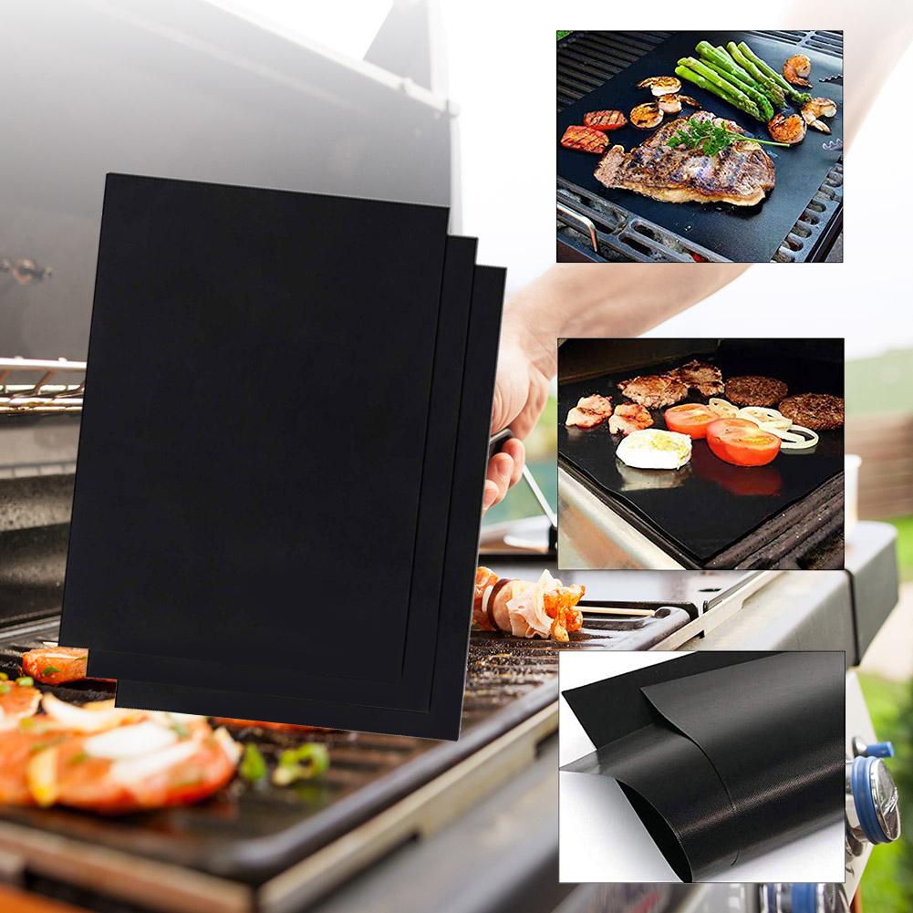 1-10PCS BBQ Grill Mat Non-stic - đánh giá và giá Kitchen Baking Tray Organiser