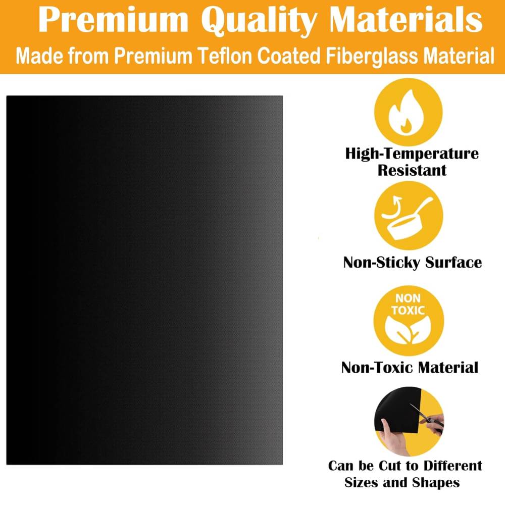 1-10PCS BBQ Grill Mat Non-stic - đánh giá và giá Kitchen Baking Tray Organiser