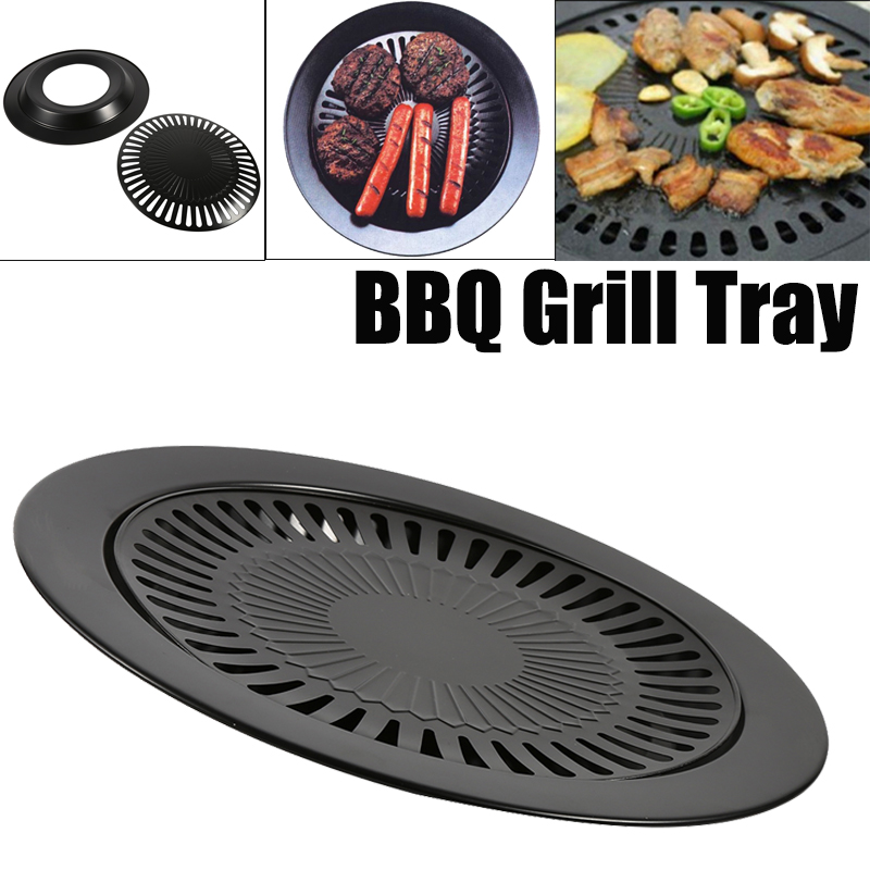 Smokeless Barbecue Grill Pan G - đánh giá và giá Kitchen Baking Tray Organiser