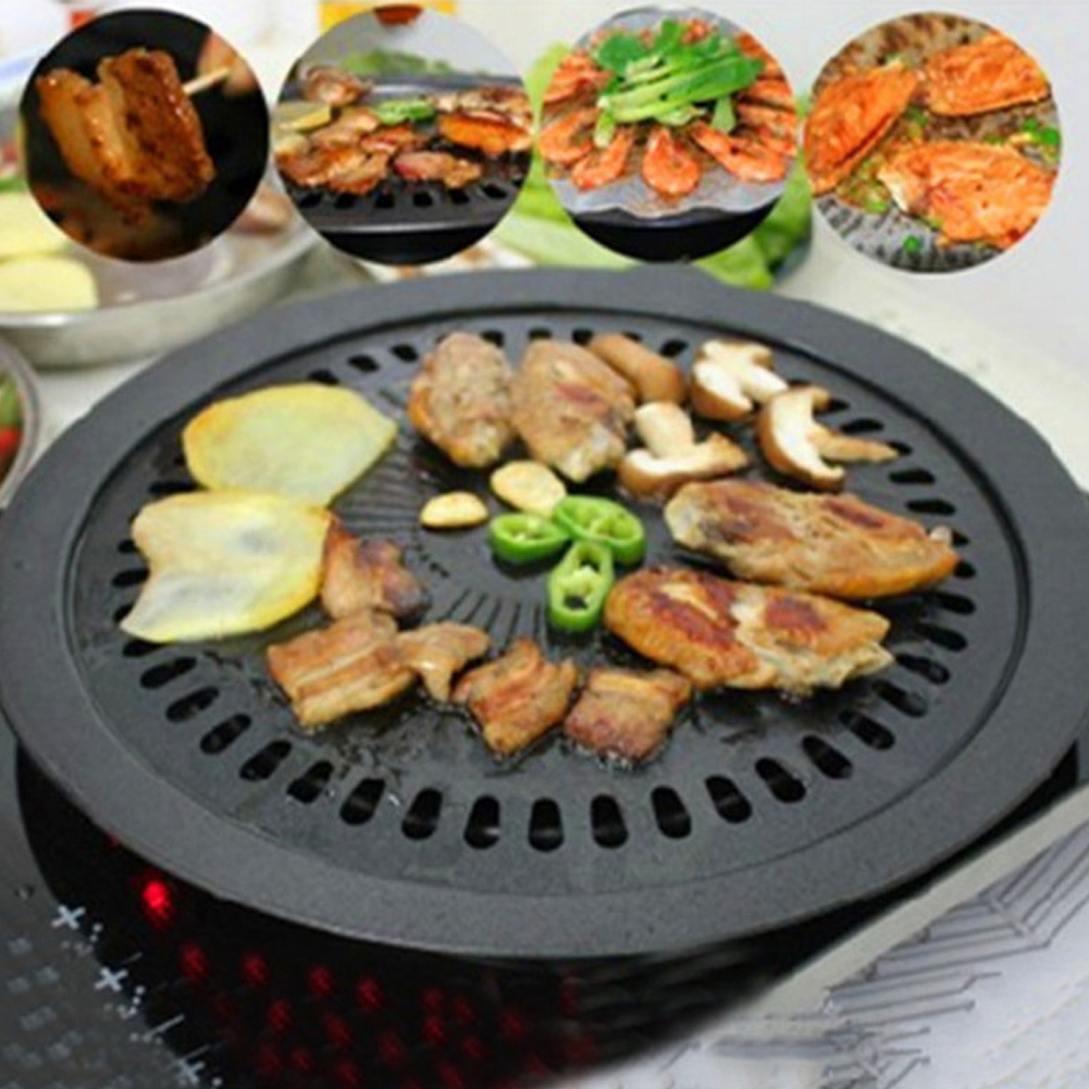 Smokeless Barbecue Grill Pan G - đánh giá và giá Kitchen Baking Tray Organiser