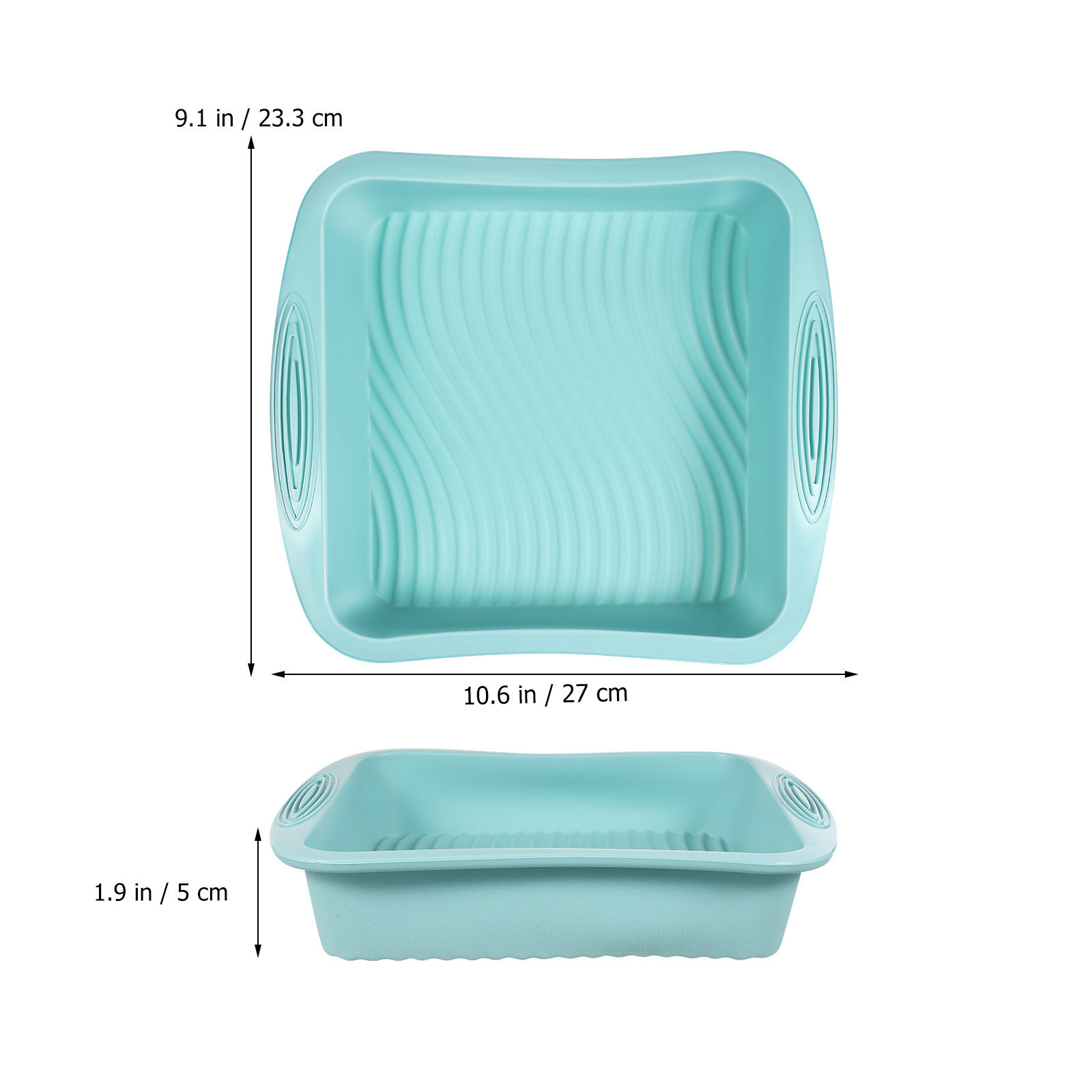 Square Silicone Cake Tin Bakin - đánh giá và giá Kitchen Baking Tins
