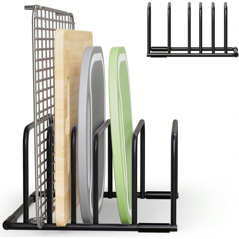 Black Cutting Board Organizer  - đánh giá và giá Kitchen Baking Sheet Organizer