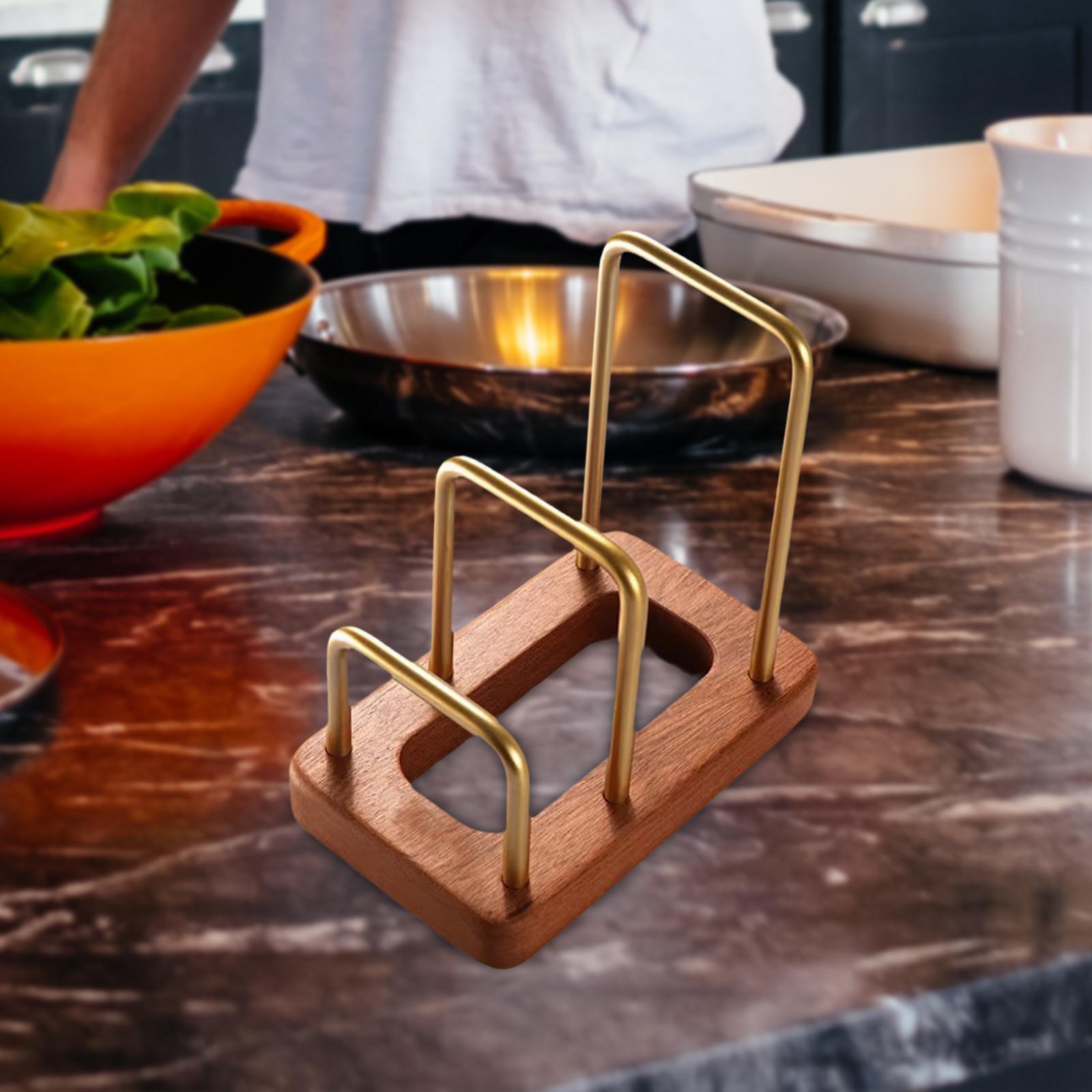 Cutting Board Rack Pot Lid Rac - đánh giá và giá Kitchen Baking Sheet Organizer