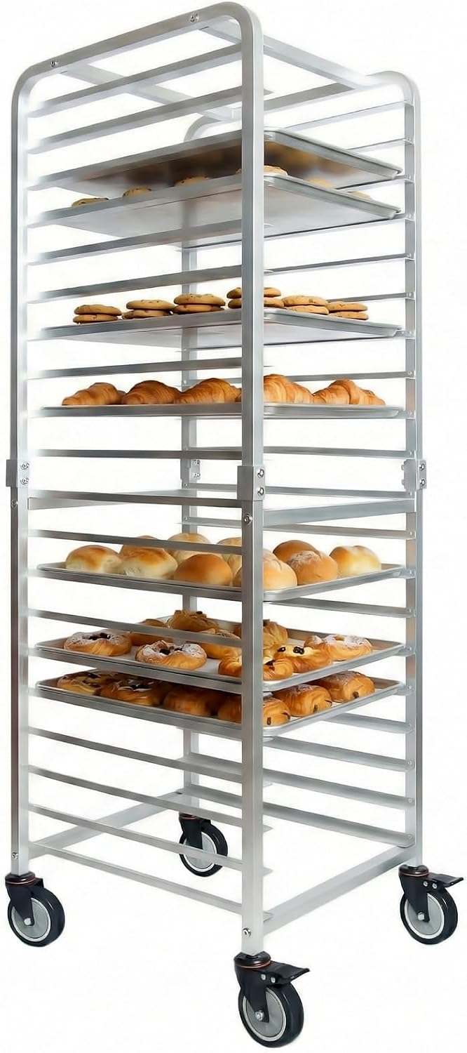 Commercial 20 Tier Stainless S - đánh giá và giá Kitchen Baking Sheet Organizer