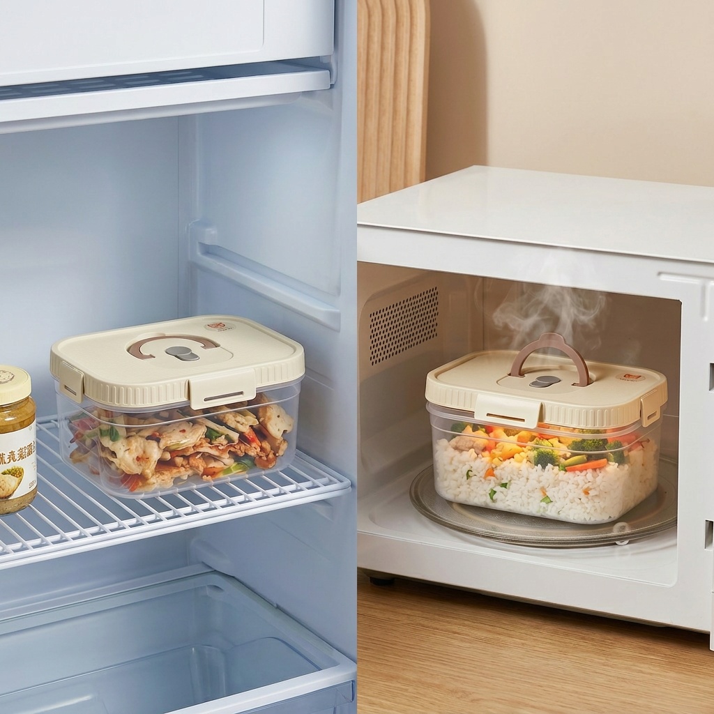 Clear Plastic Food Storage Box - đánh giá và giá Kitchen Baking Tins