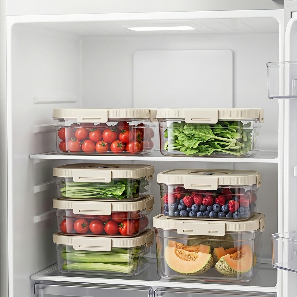 Clear Plastic Food Storage Box - đánh giá và giá Kitchen Baking Tins